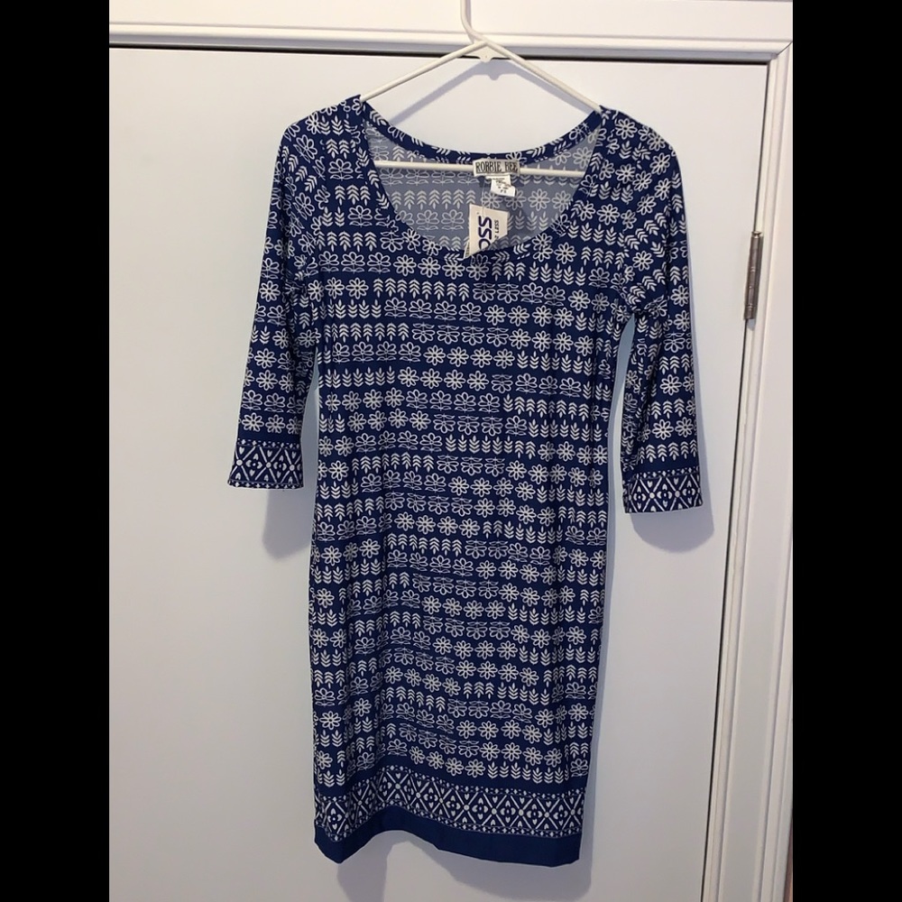 Fun Blue Dress NWT SZ SP